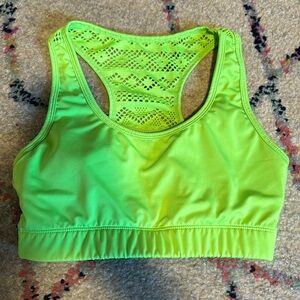 ZYIA Neon Green Sports Bra
